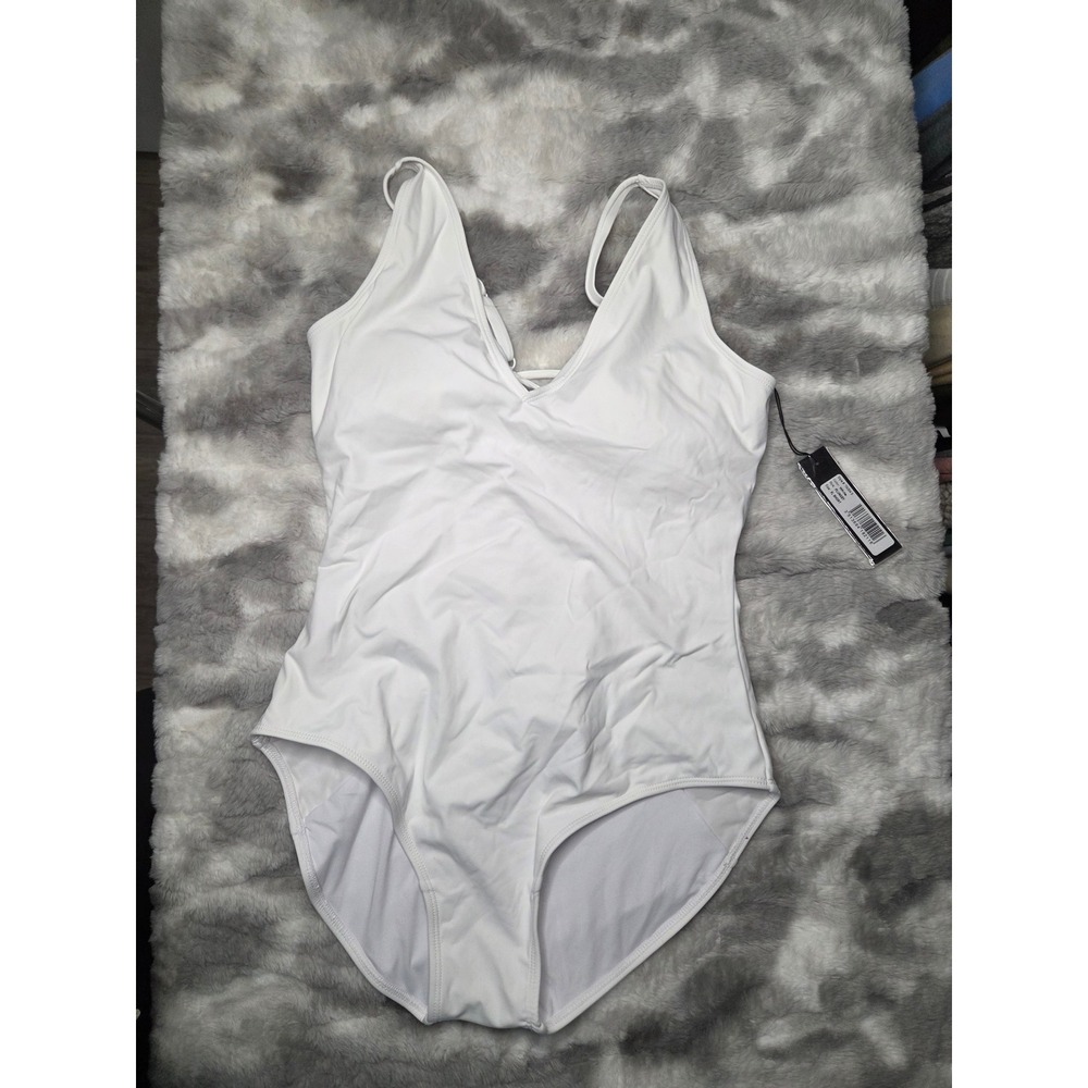 TA3 Swimwear Plungey Womens xl Short One Piece Swimsuit TA304